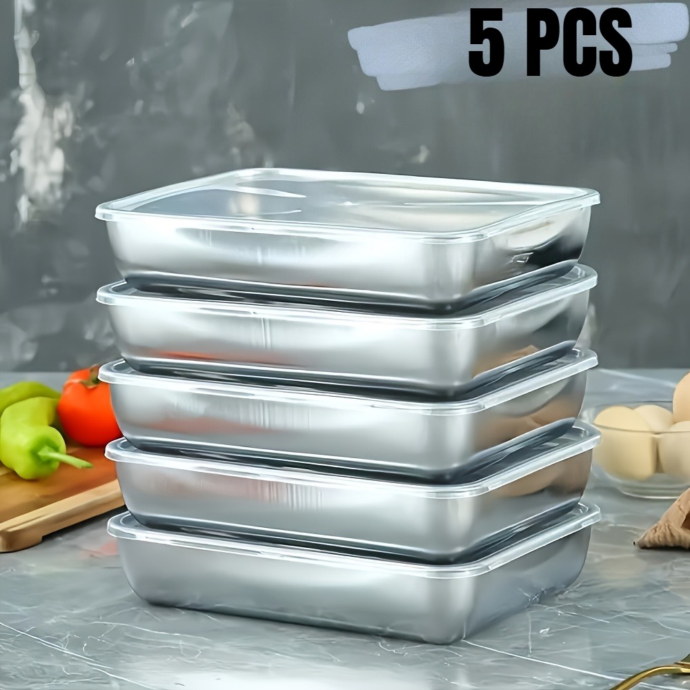 Meal Prep Containers Xl - 5-компонентные контейнеры для хранения продуктов питания
