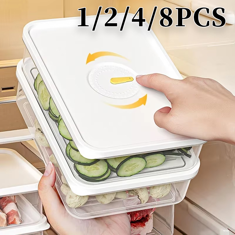 Meal Prep Containers Xl - Многоцелевой контейнер для свежести еды, прозрачный
