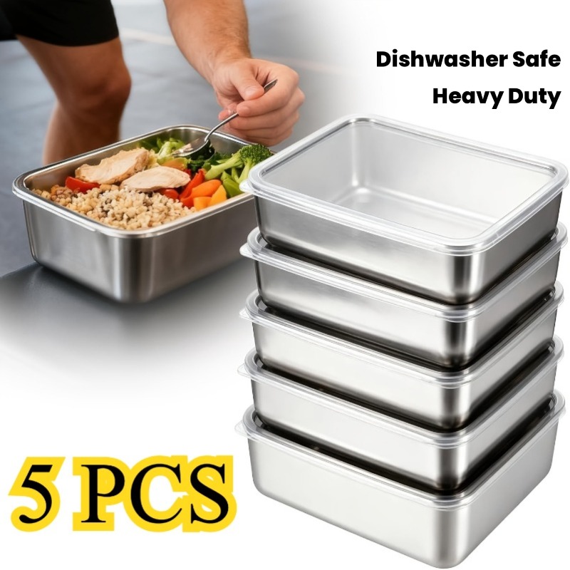 Meal Prep Containers Xl - Набор из 5 контейнеров для еды