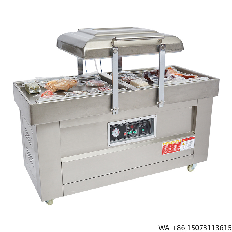 Meal Prep Vacuum Sealer - Полуавтоматический двухкамерный вакуумный упаковщик DZ400/2SB для