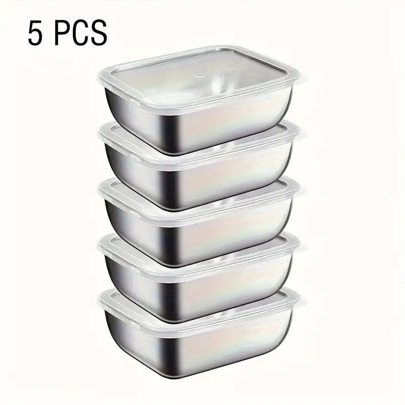 Meal Prep Containers Xl - Набор из 5 контейнеров для хранения