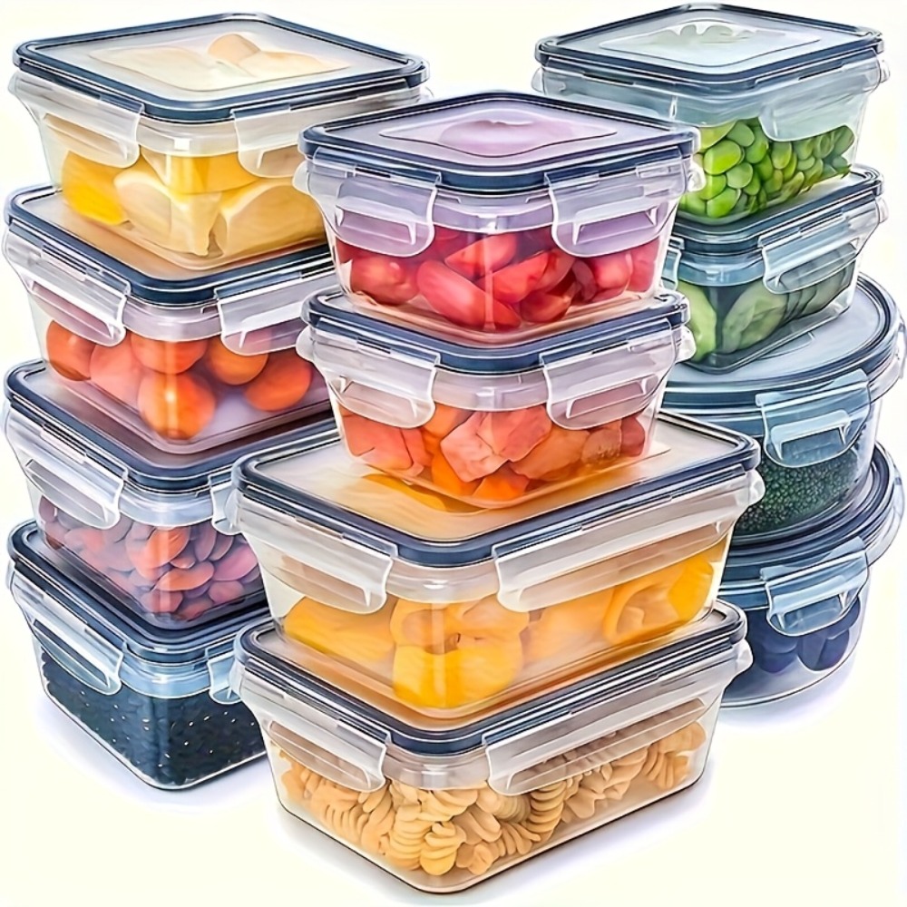 Meal Prep Containers Xl - 8 шт., герметичные пищевые контейнеры без