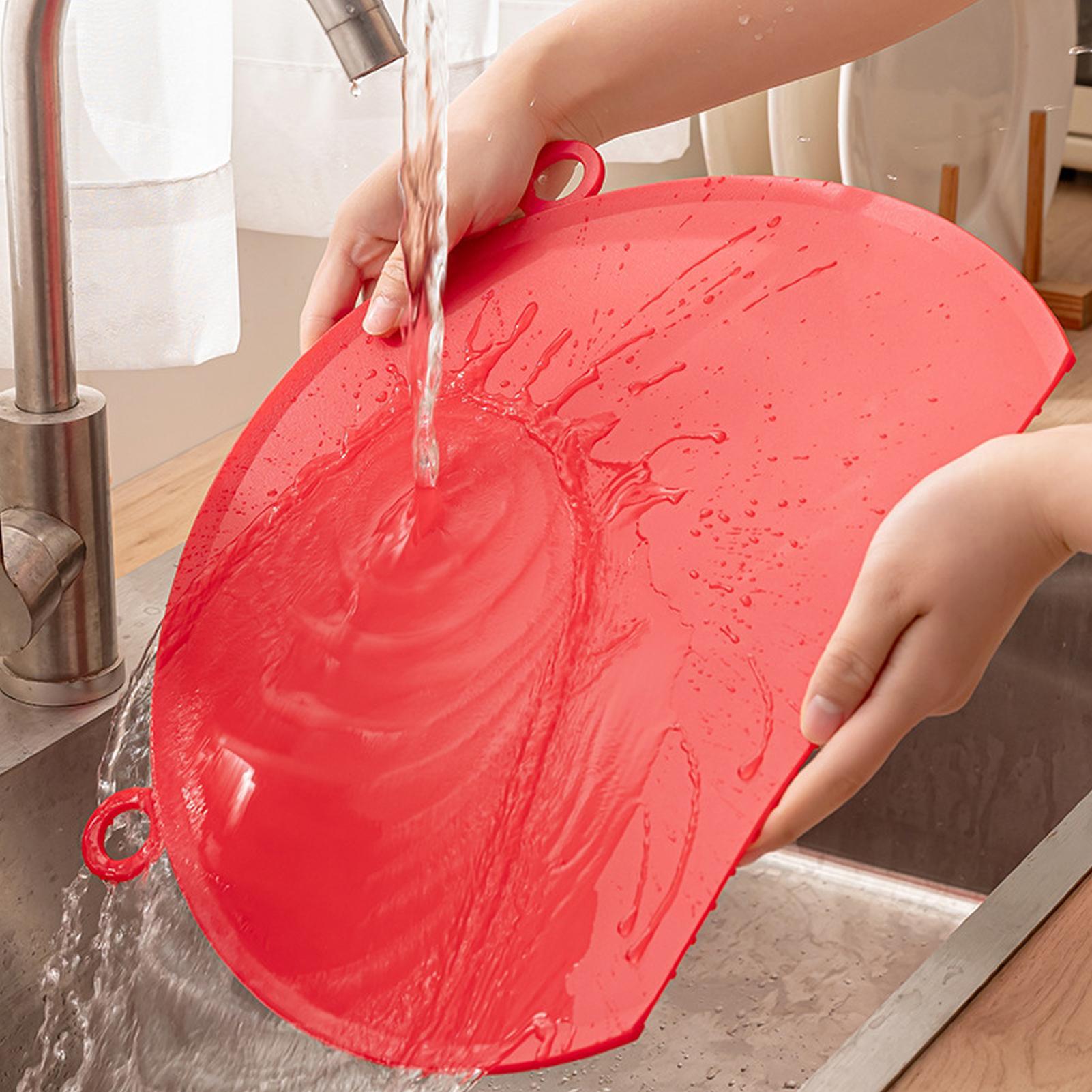 Food Prep Mat - Разделочная доска с D-образным силиконовым ковриком