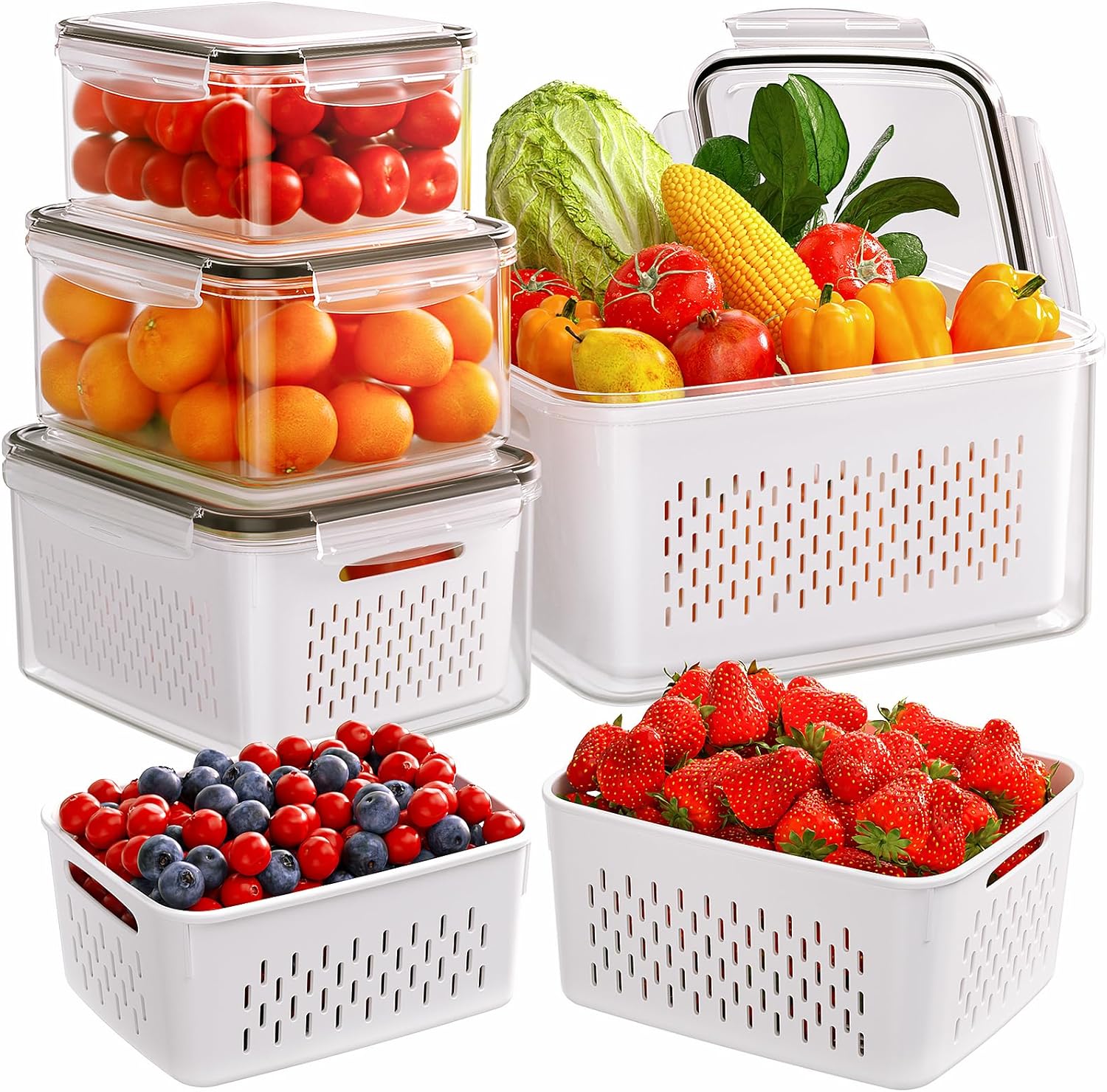 Meal Prep Oven Safe Containers - Набор герметичных контейнеров для хранения продуктов