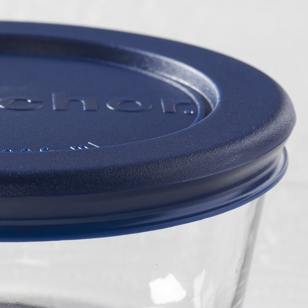 Набор из 4 круглых стеклянных  – обзор и цена Meal Prep Glass Containers With Lids