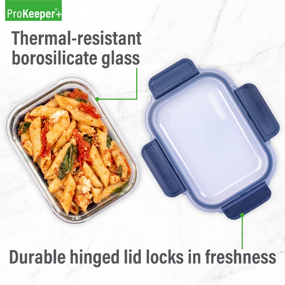 Стеклянный контейнер для хране – обзор и цена Meal Prep Glass Containers With Lids