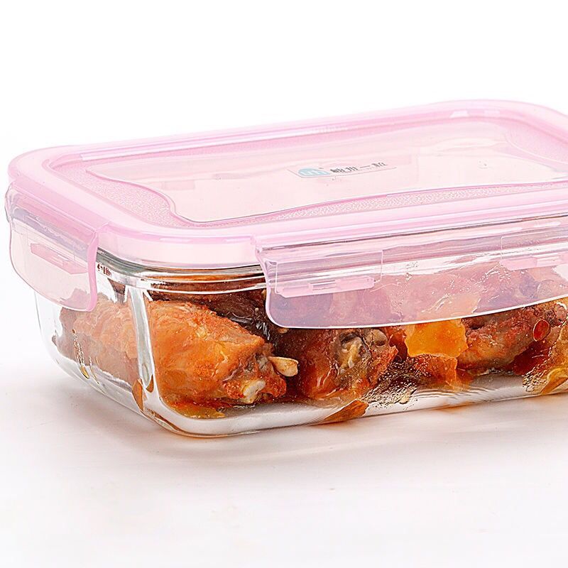 3 шт./коробка для ланча с подо – обзор и цена Meal Prep Glass Containers With Lids