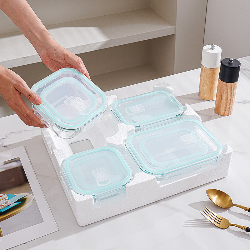 Набор из 8 стеклянных контейне – обзор и цена Meal Prep Glass Containers With Lids