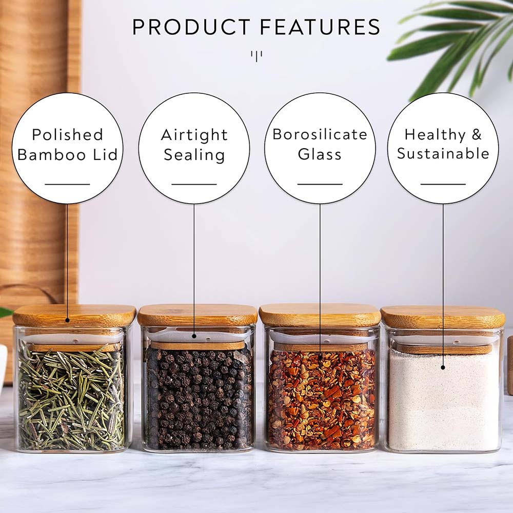 5oz Стеклянные Банки Набор с э – обзор и цена Meal Prep Glass Containers With Lids