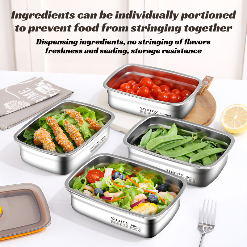 Премиум-бокс для обеда из нерж – обзор и цена Meal Prep Containers Xl