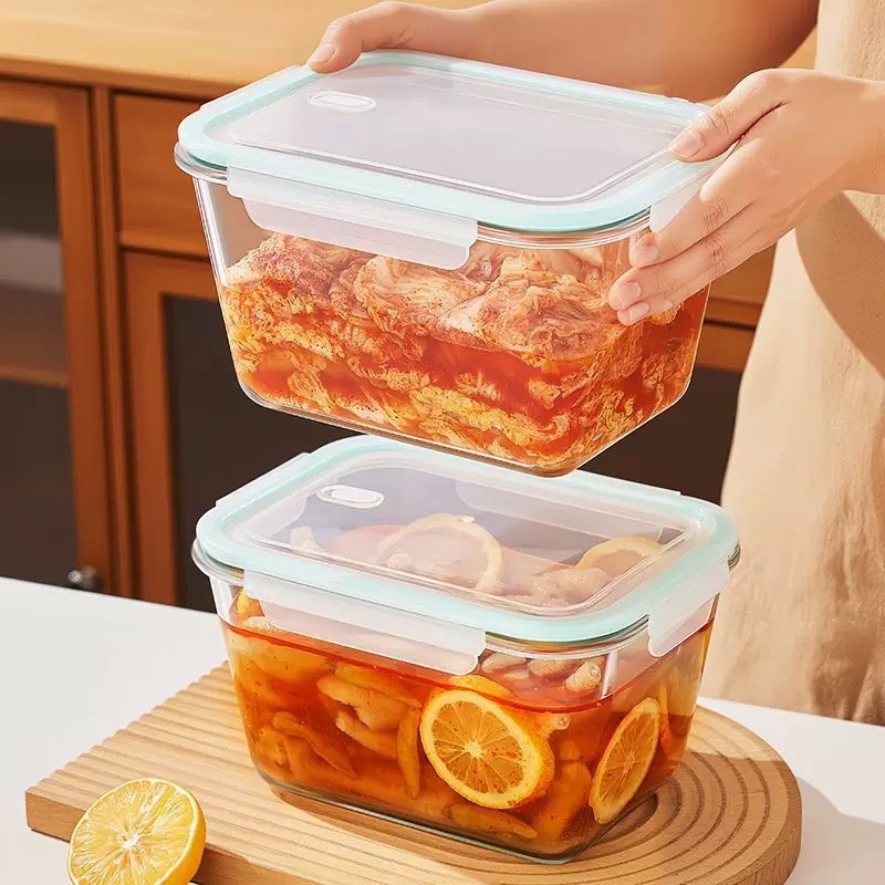 Белая крышка, стеклянный конте – обзор и цена Meal Prep Glass Containers With Lids