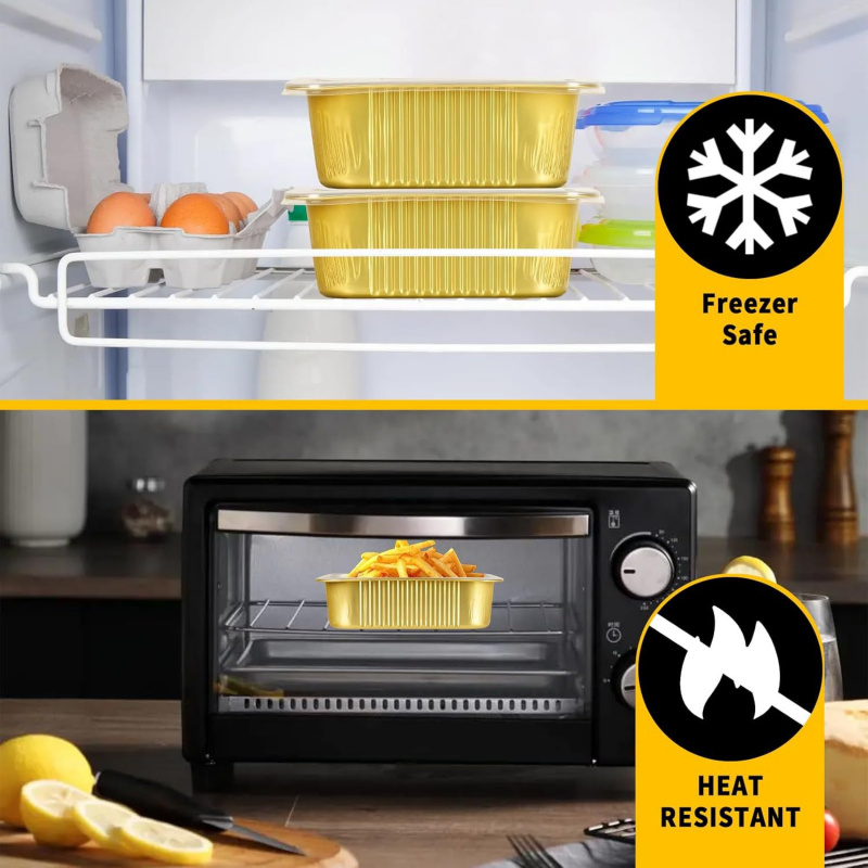 【Золотые кастрюли на 20 штук,  – обзор и цена Meal Prep Oven Safe Containers