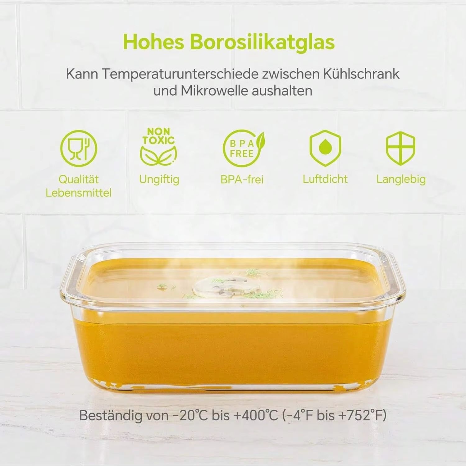 Стеклянный контейнер для хране – обзор и цена Meal Prep Glass Containers With Lids