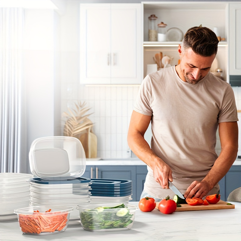 Набор из 6 прозрачных штабелир – обзор и цена Meal Prep Containers Xl