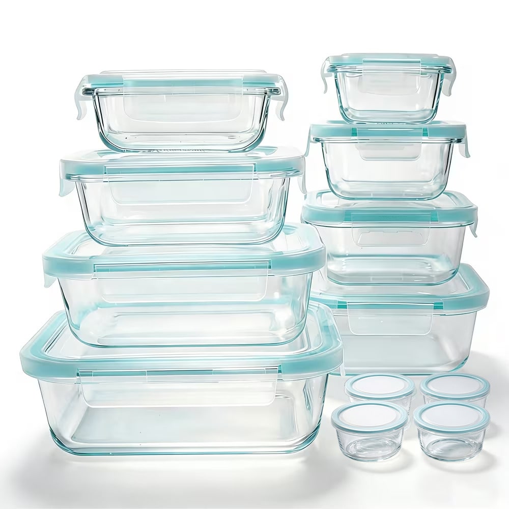 Набор из 24 стеклянных контейн – обзор и цена Meal Prep Oven Safe Containers